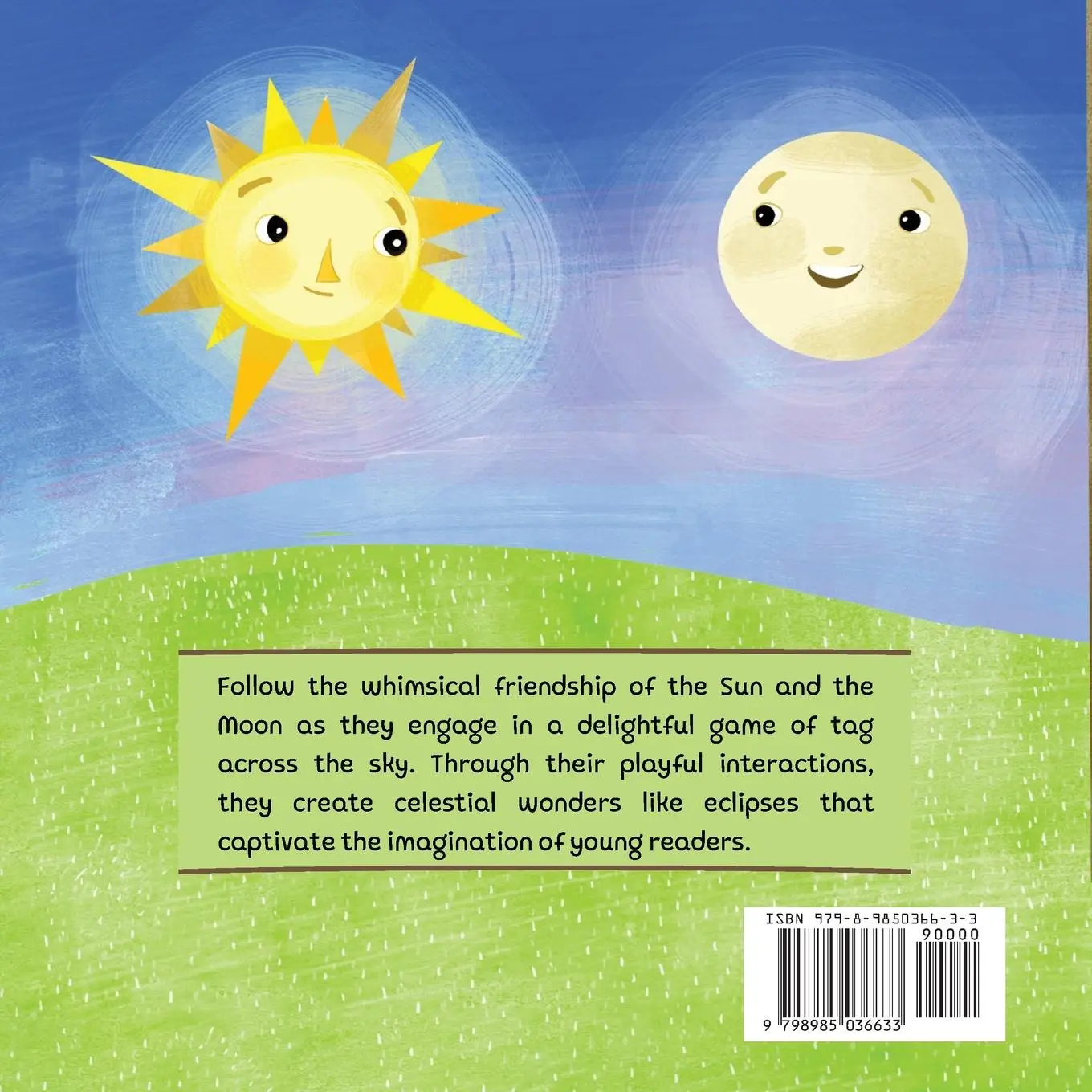Rückseite: 9798985036633 | The Sun Plays with the Moon | Alicia Mofford | Taschenbuch | Englisch