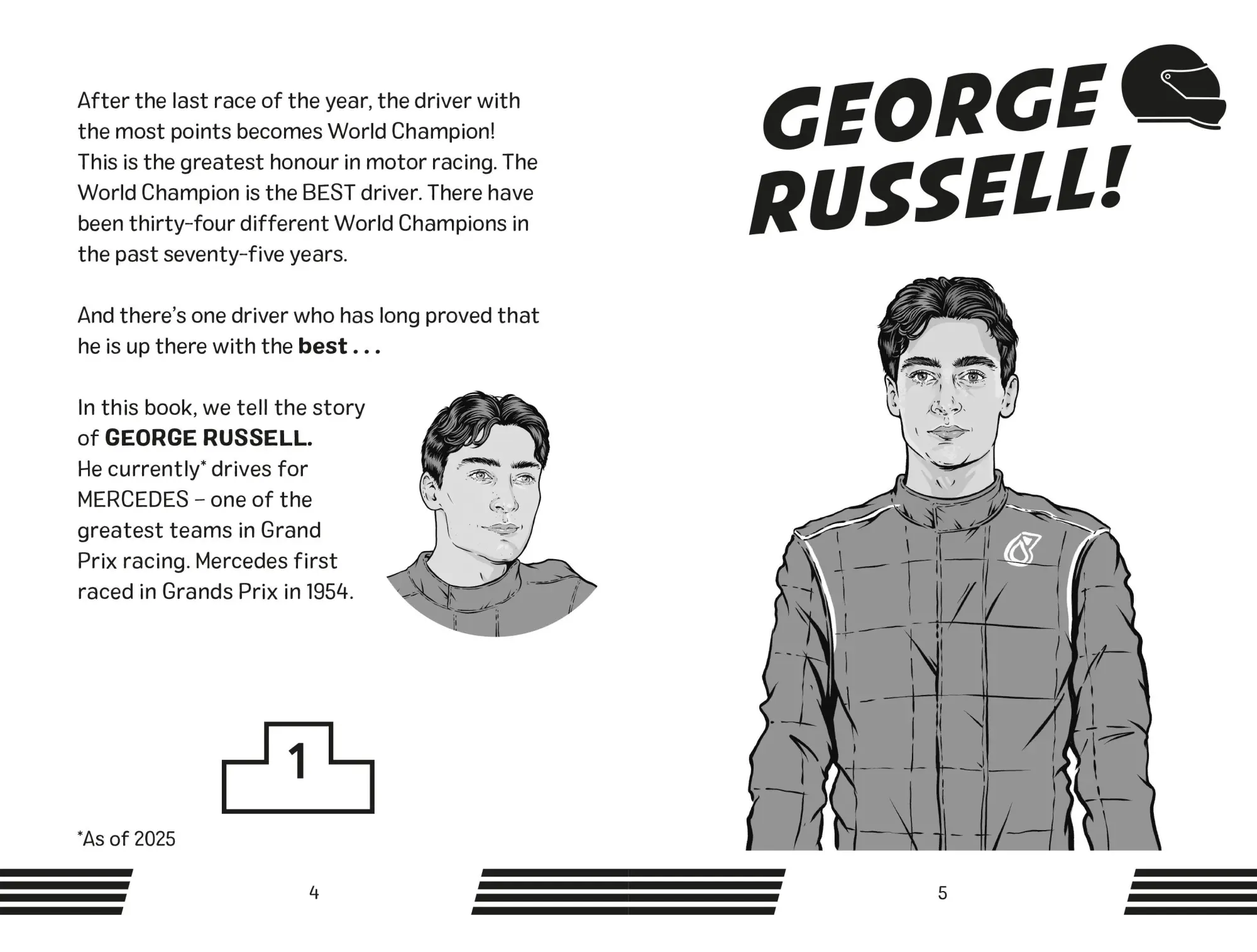 Bild: 9781035086733 | Racing Legends | George Russell : 101 Facts about Formula One | Buch