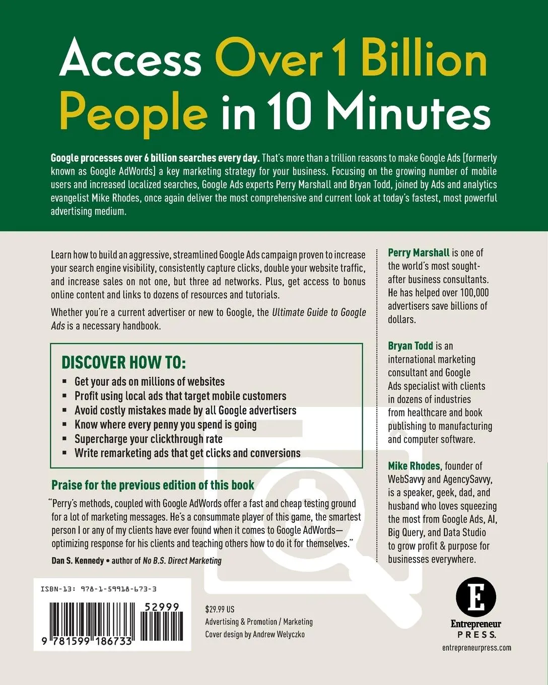Rückseite: 9781599186733 | Ultimate Guide to Google Ads | Perry Marshall (u. a.) | Taschenbuch