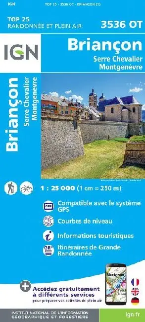 Cover: 9782758546733 | Briançon. Serre-Chevalier. Montgenèvre 1 : 25 000 | (Land-)Karte