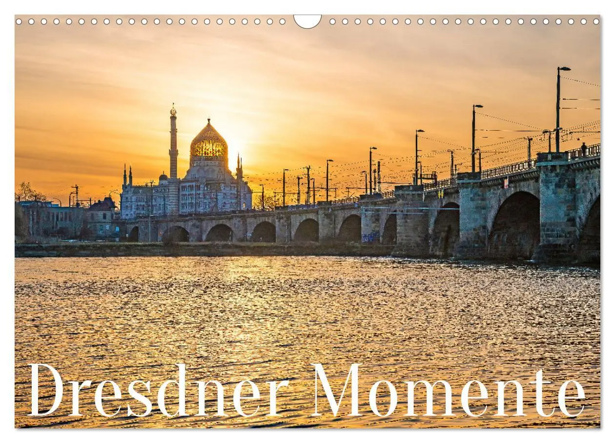 Cover: 9783457556733 | Dresdner Momente (Wandkalender 2026 DIN A3 quer), CALVENDO...