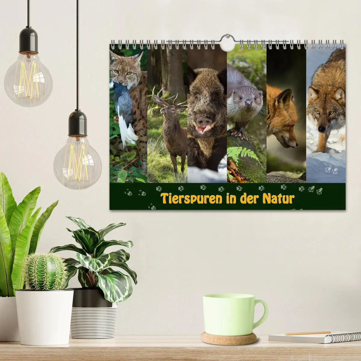 Bild: 9783457866733 | Tierspuren in der Natur (Wandkalender 2026 DIN A4 quer), CALVENDO...