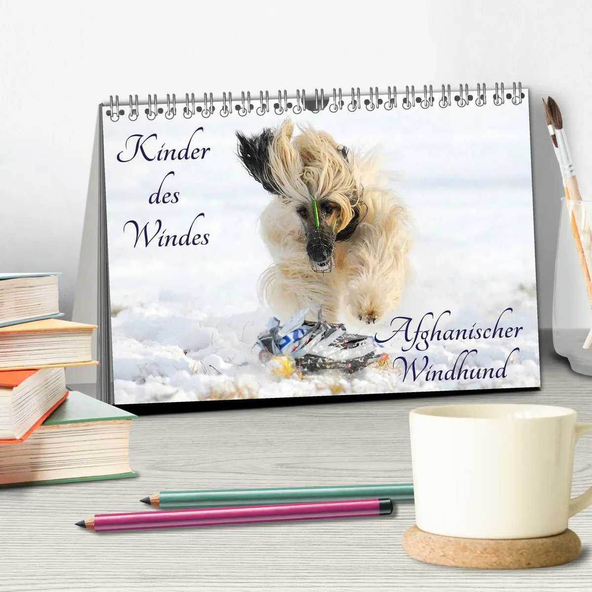 Bild: 9783516026733 | Kinder des Windes - Afghanischer Windhund (Tischkalender 2026 DIN...
