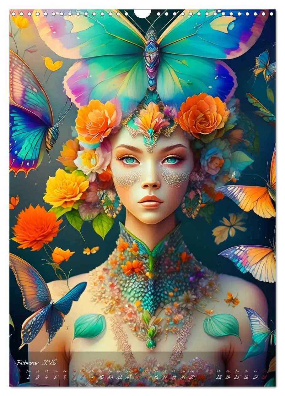 Bild: 9783516266733 | Mystische Frauen - Göttinnen der Metamorphose (Wandkalender 2026...