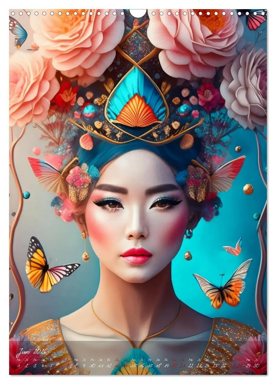 Bild: 9783516266733 | Mystische Frauen - Göttinnen der Metamorphose (Wandkalender 2026...