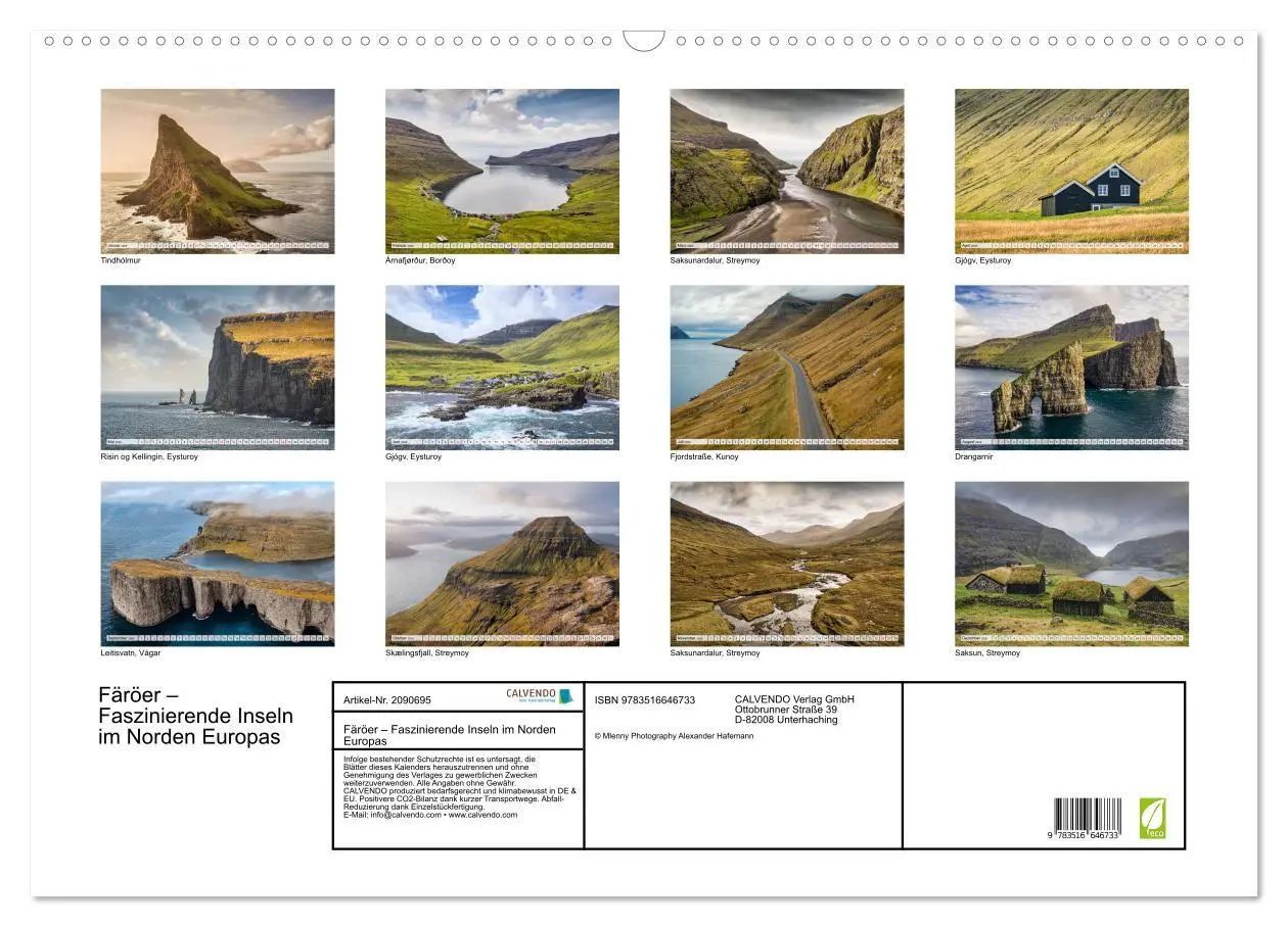 Bild: 9783516646733 | Färöer - Faszinierende Inseln im Norden Europas (Wandkalender 2026...