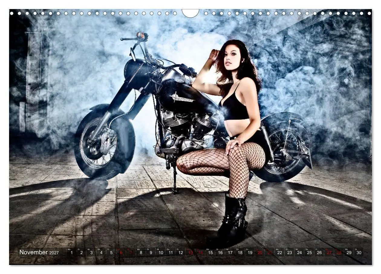 Bild: 9783569286733 | Motorräder und Sexy Girls (Wandkalender 2027 DIN A3 quer), CALVENDO...