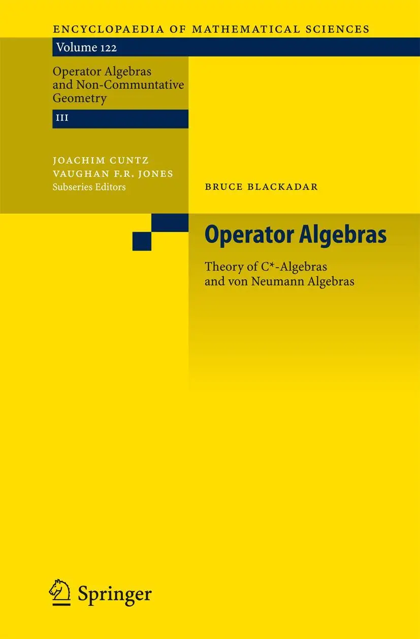 Cover: 9783642066733 | Operator Algebras | Theory of C*-Algebras and von Neumann Algebras