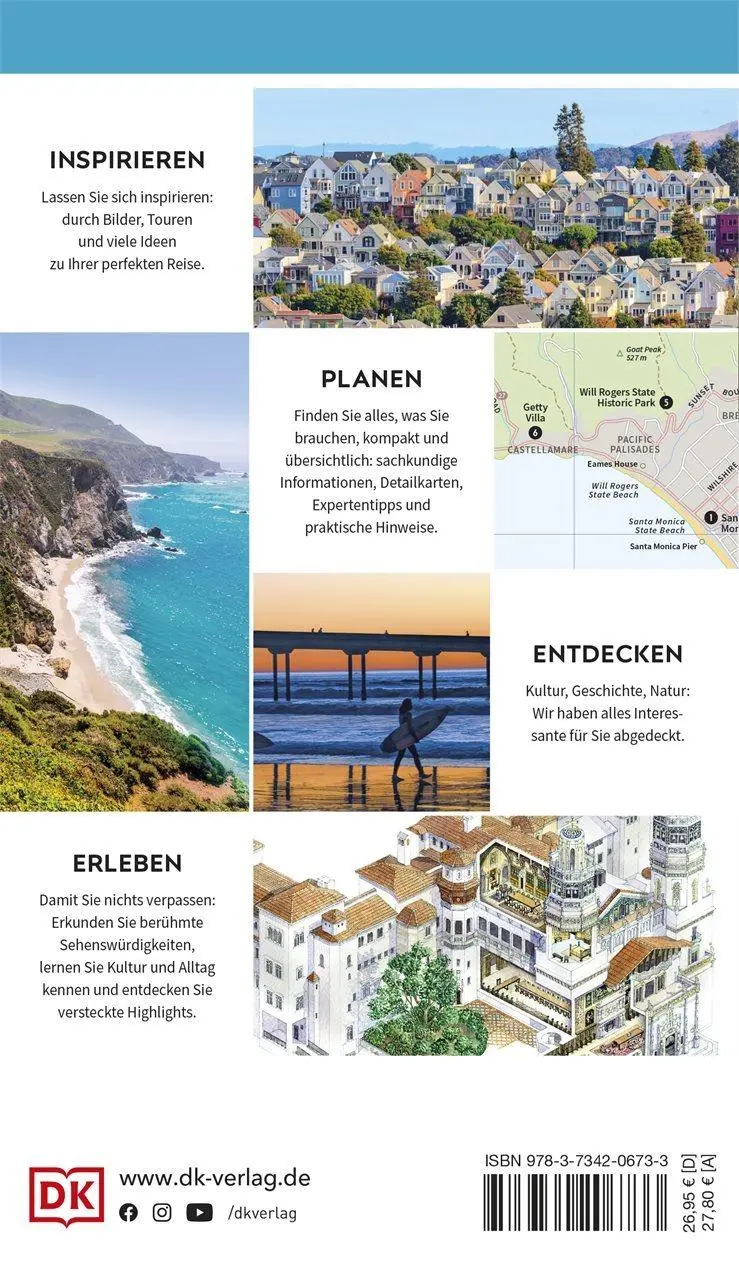 Rückseite: 9783734206733 | Vis-à-Vis Reiseführer Kalifornien | DK Verlag - Reise | Taschenbuch