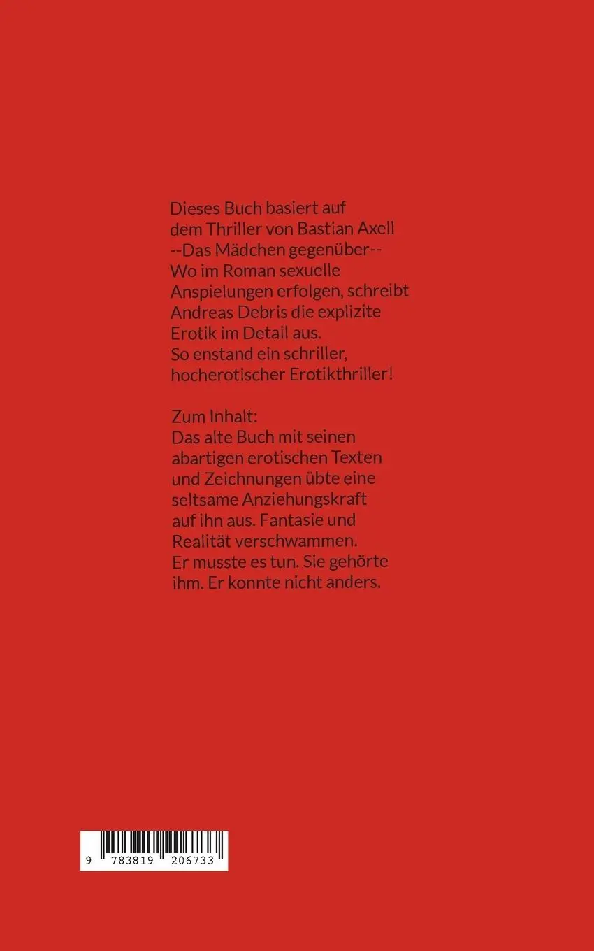 Rückseite: 9783819206733 | Das Mädchen gegenüber | Andreas Debris (u. a.) | Taschenbuch | 284 S.