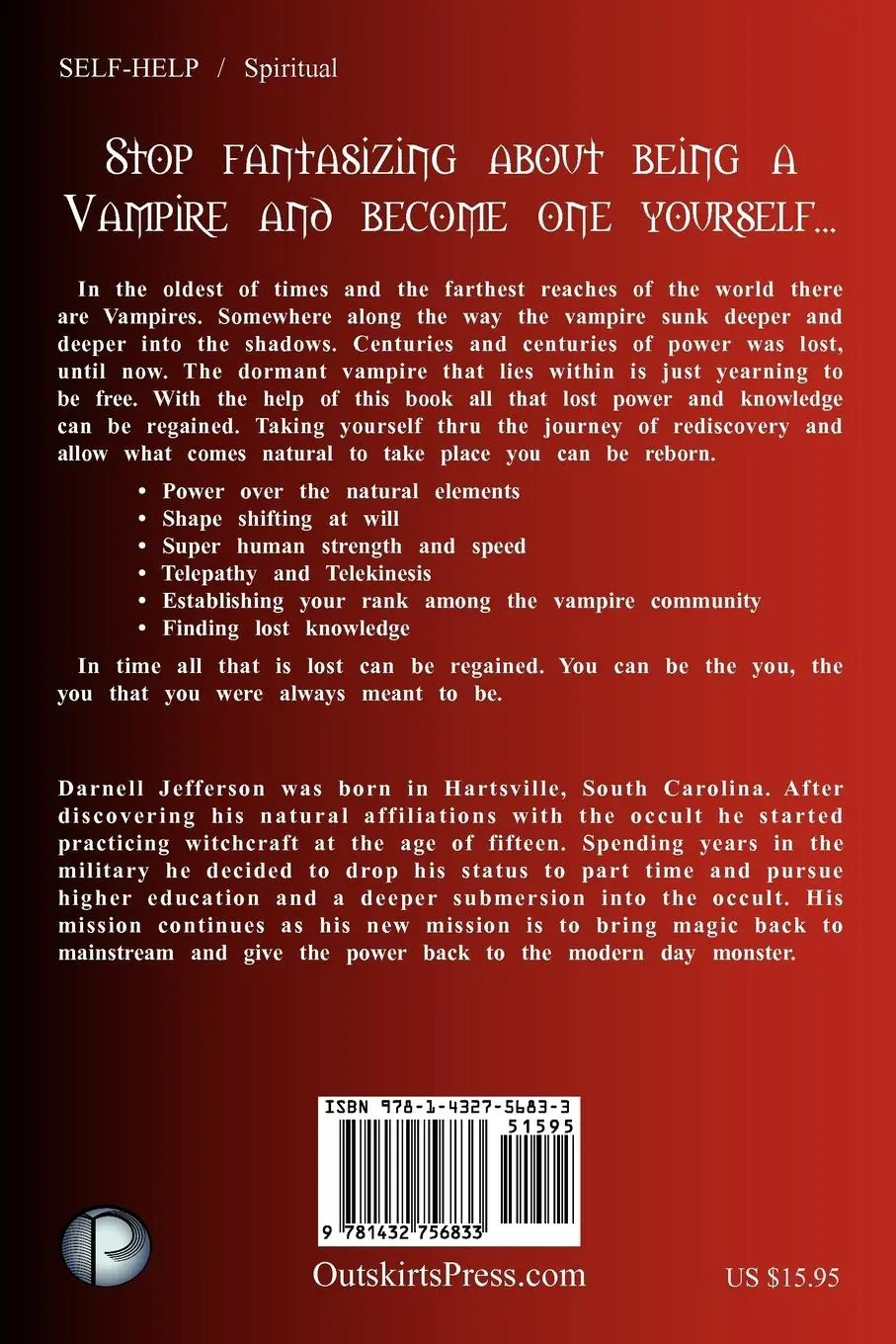 Rückseite: 9781432756833 | Vampire 101 | The Complete Guide to Becoming a Vampire | Jefferson