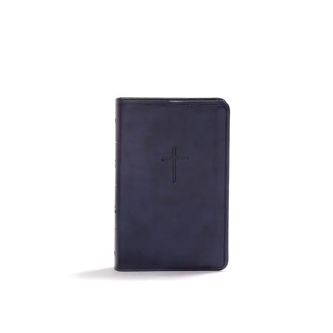 Cover: 9781535956833 | KJV Compact Bible, Value Edition, Navy Leathertouch | Publishers