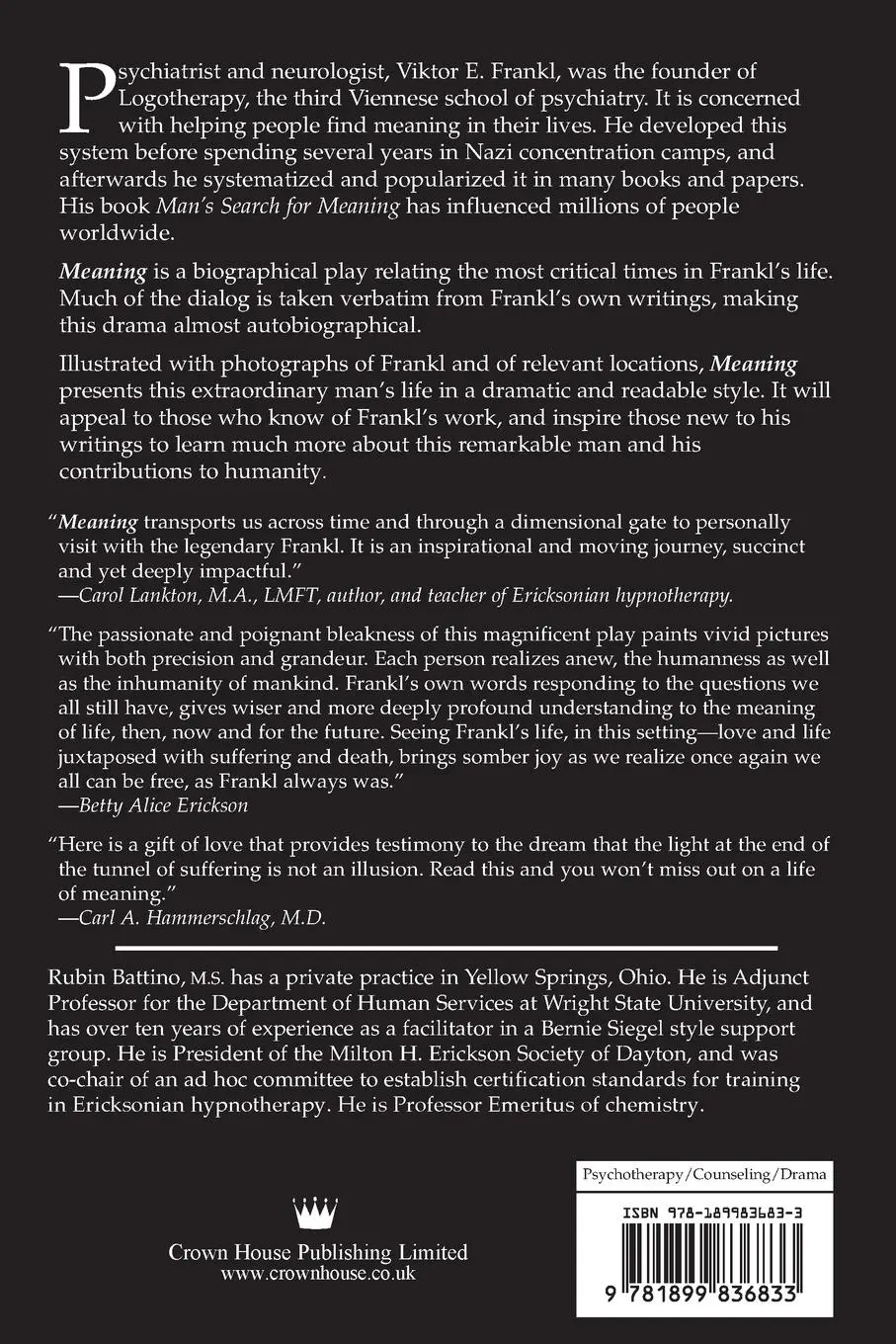 Rückseite: 9781899836833 | Meaning | Rubin Battino | Taschenbuch | Kartoniert / Broschiert | 2018