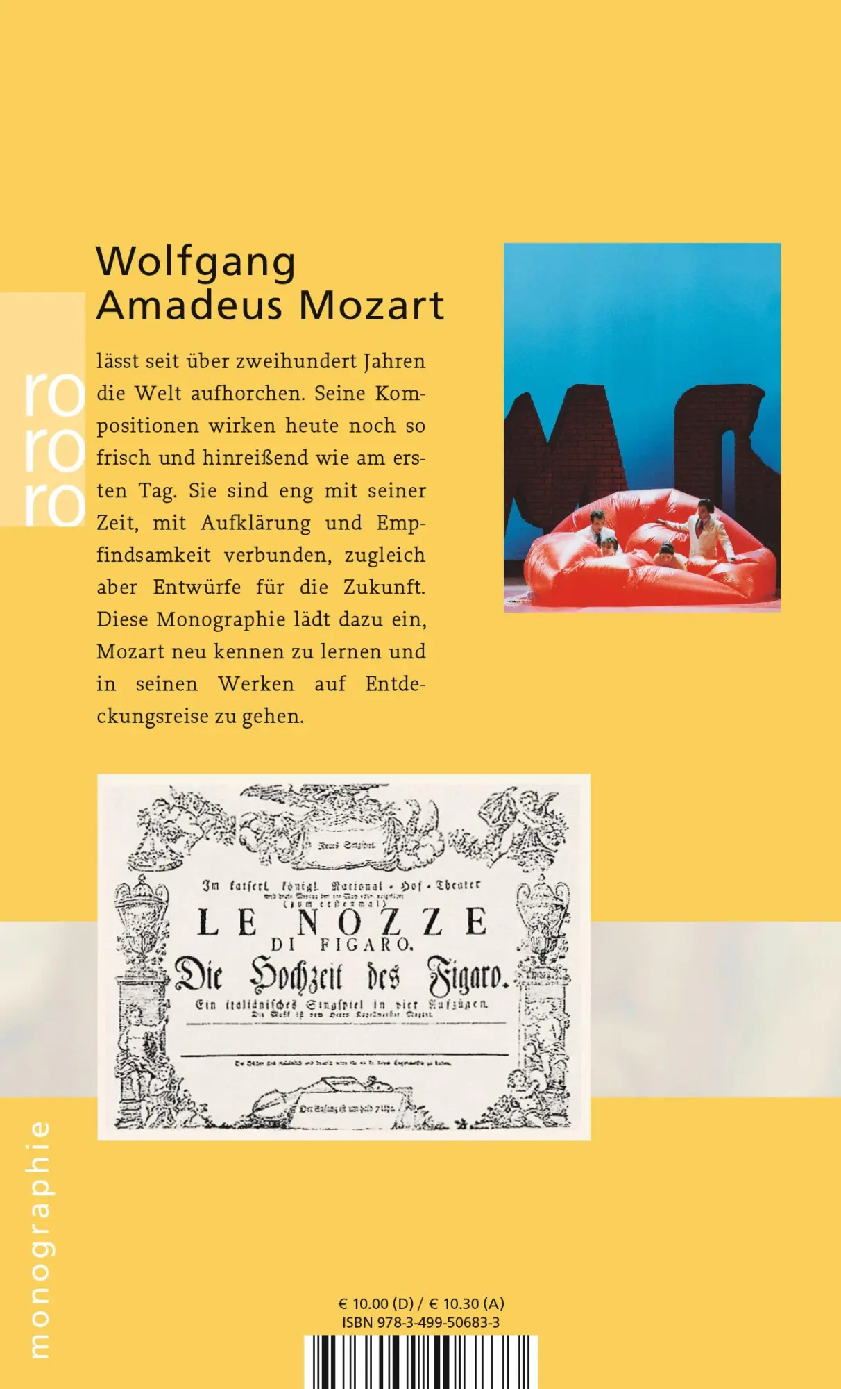 Rückseite: 9783499506833 | Wolfgang Amadeus Mozart | Fritz Hennenberg | Taschenbuch | 160 S.