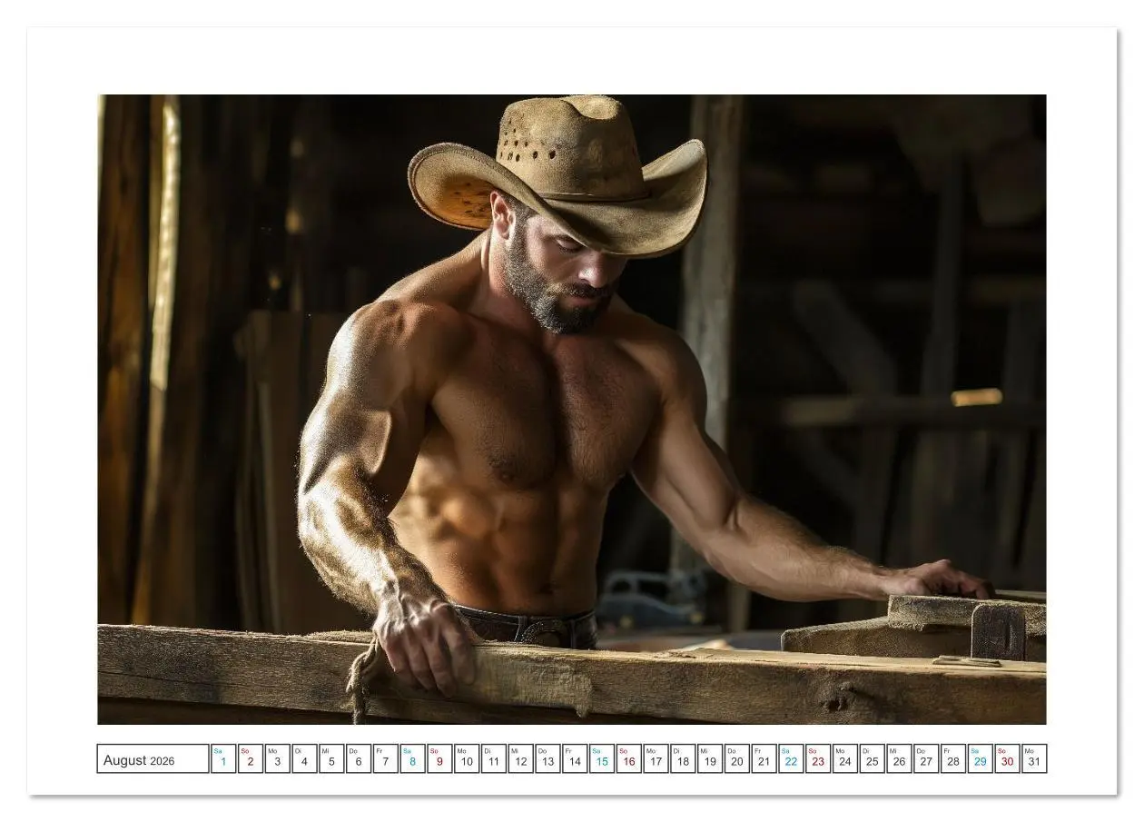 Bild: 9783516636833 | Sattel mich, Cowboy! (Tischkalender 2026 DIN A5 quer), CALVENDO...