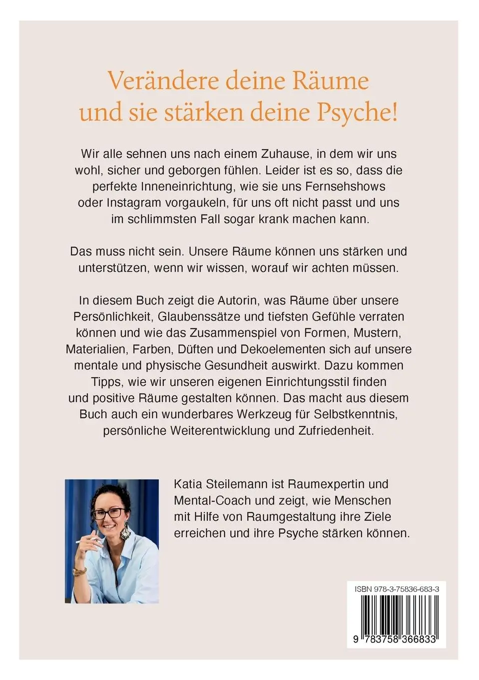 Rückseite: 9783758366833 | Meine Räume und ich | Zusammen sind wir stark | Katia Steilemann