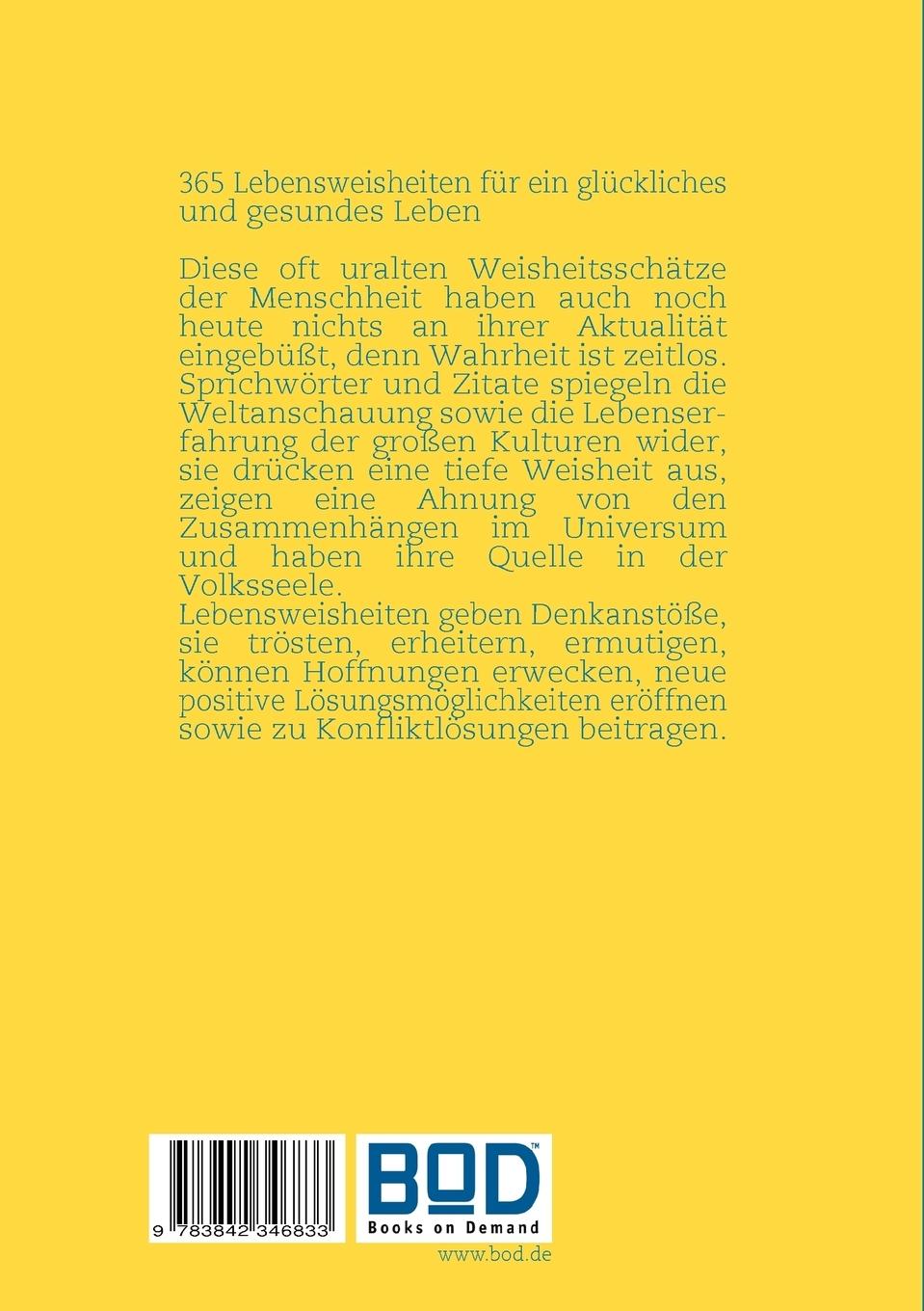 Rückseite: 9783842346833 | Wende dich stets der Sonne zu, dann fallen die Schatten hinter dich