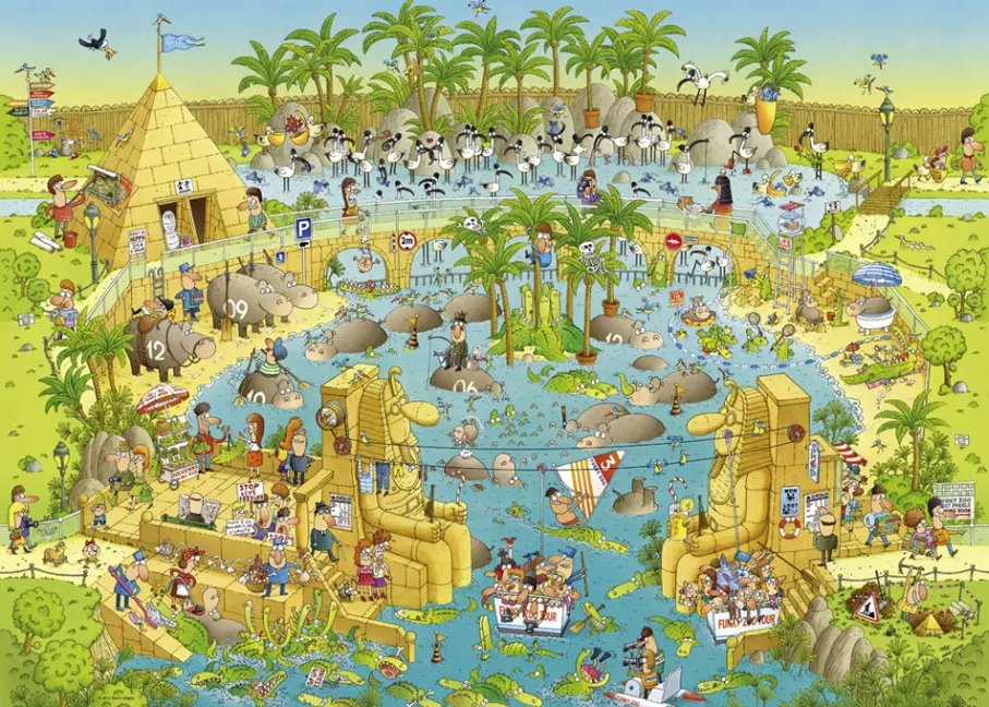Bild: 4001689296933 | Nile Habitat Puzzle | Spiel | In Spielebox | 29693 | Deutsch | 2015