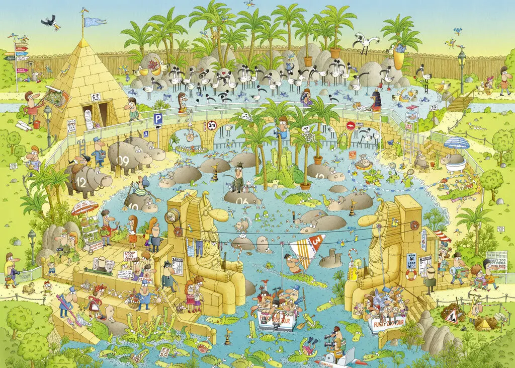 Bild: 4001689296933 | Nile Habitat Puzzle | Spiel | In Spielebox | 29693 | Deutsch | 2015