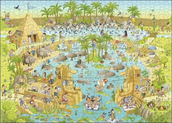 Bild: 4001689296933 | Nile Habitat Puzzle | Spiel | In Spielebox | 29693 | Deutsch | 2015