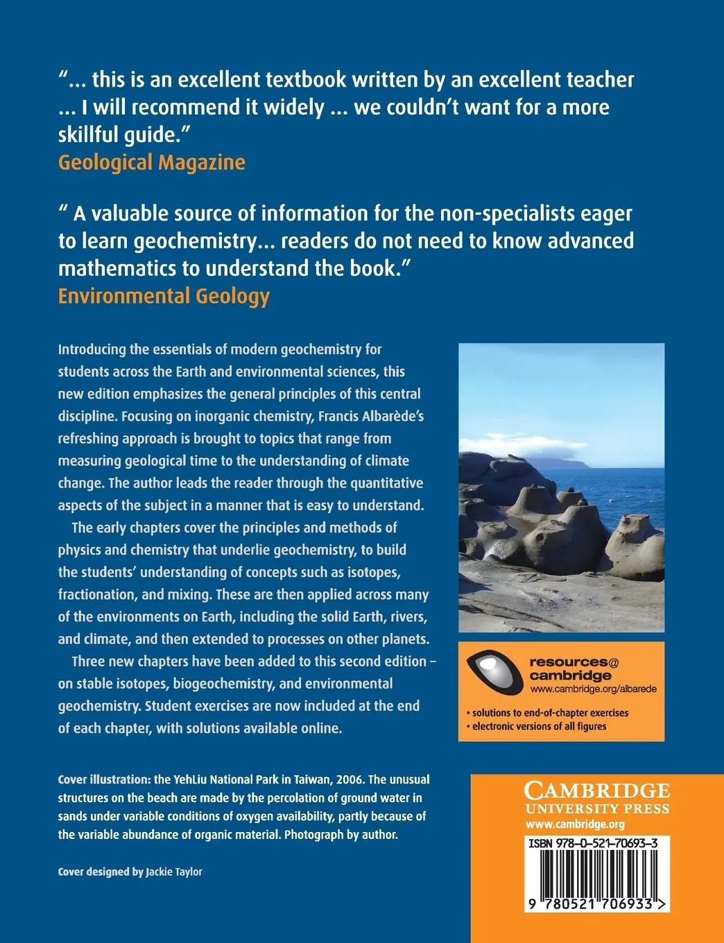 Rückseite: 9780521706933 | Geochemistry | Francis Albarède | Taschenbuch | Englisch | 2018