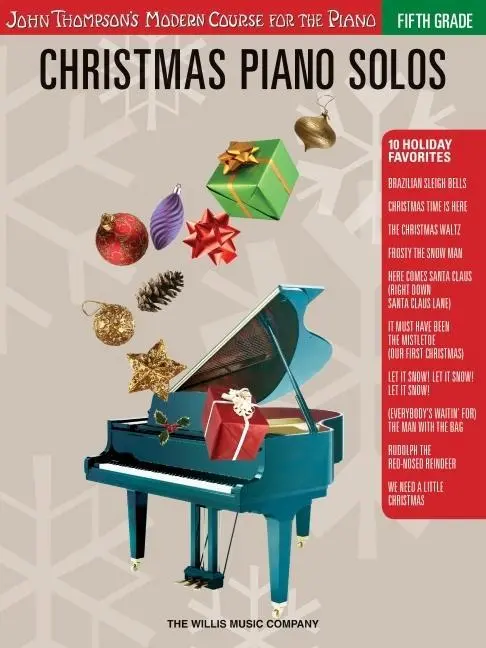 Cover: 9781423456933 | Christmas Piano Solos - Fifth Grade (Book Only) | Hal Leonard Corp
