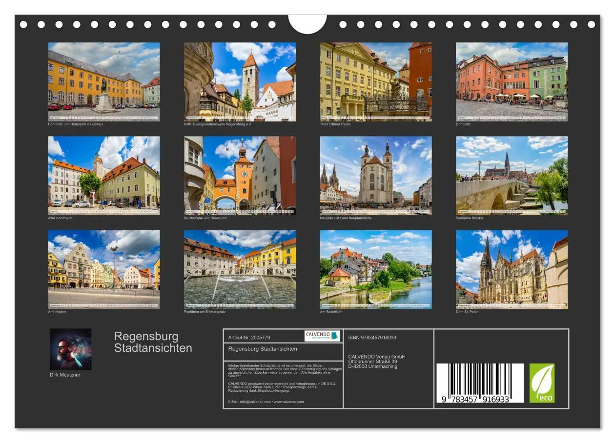 Bild: 9783457916933 | Regensburg Stadtansichten (Wandkalender 2026 DIN A4 quer), CALVENDO...