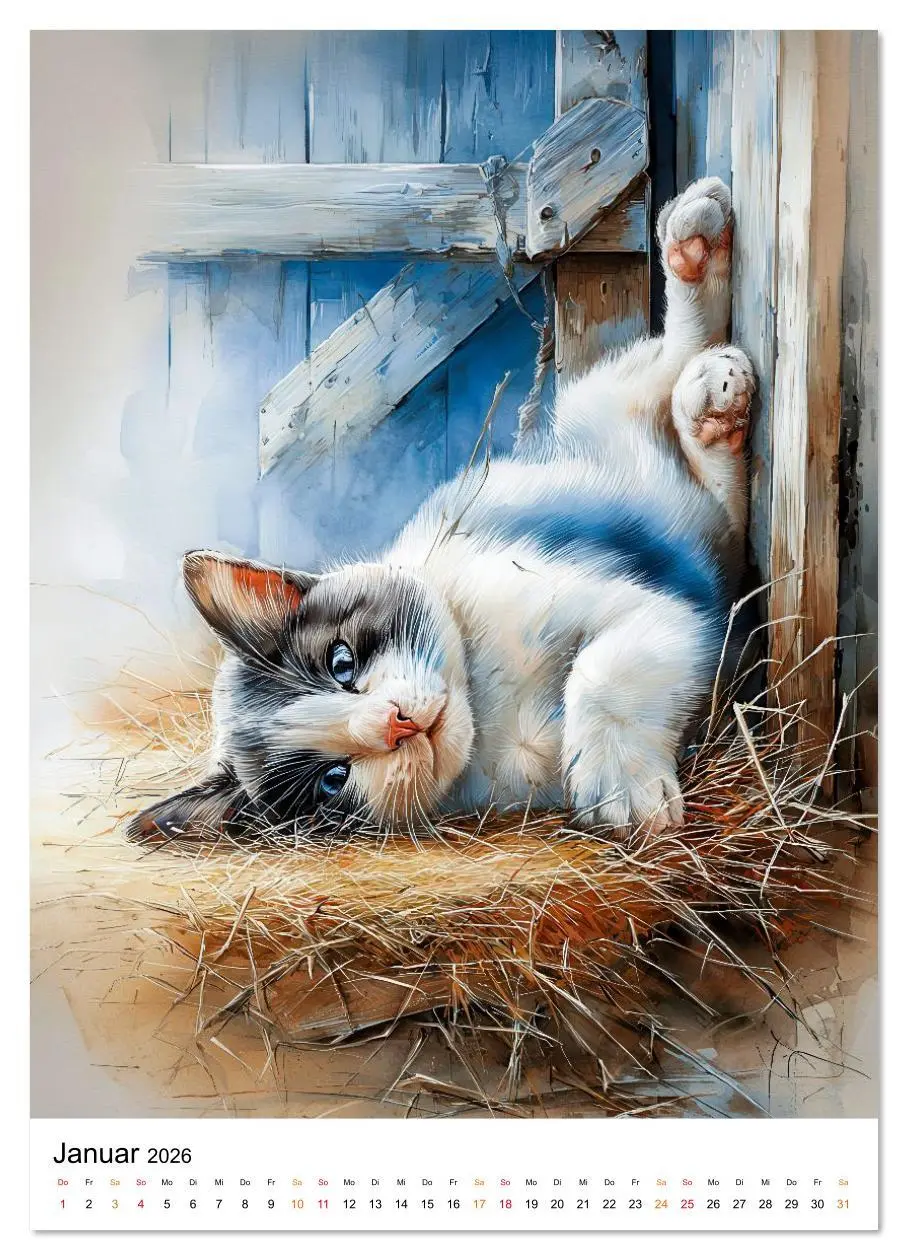 Bild: 9783516626933 | Bauernhof Tiere (hochwertiger Premium Wandkalender 2026 DIN A2...