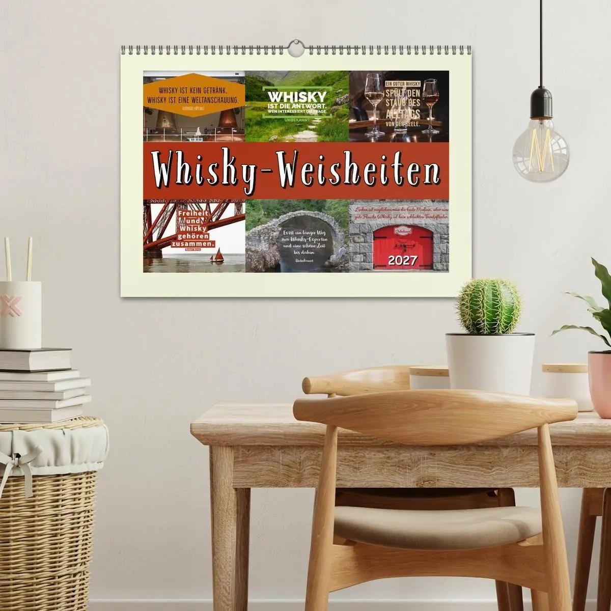 Bild: 9783569576933 | Whisky-Weisheiten (Wandkalender 2027 DIN A3 quer), CALVENDO...
