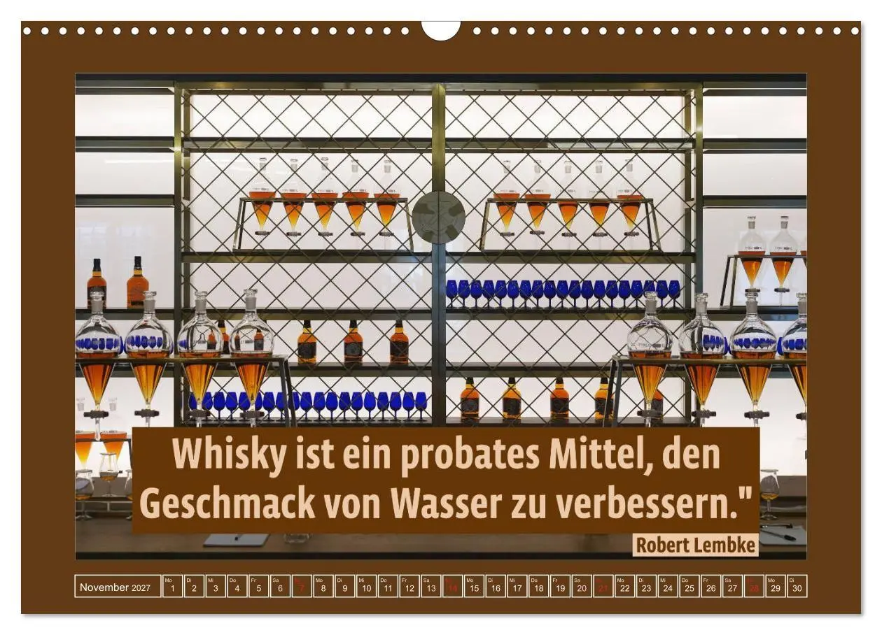 Bild: 9783569576933 | Whisky-Weisheiten (Wandkalender 2027 DIN A3 quer), CALVENDO...
