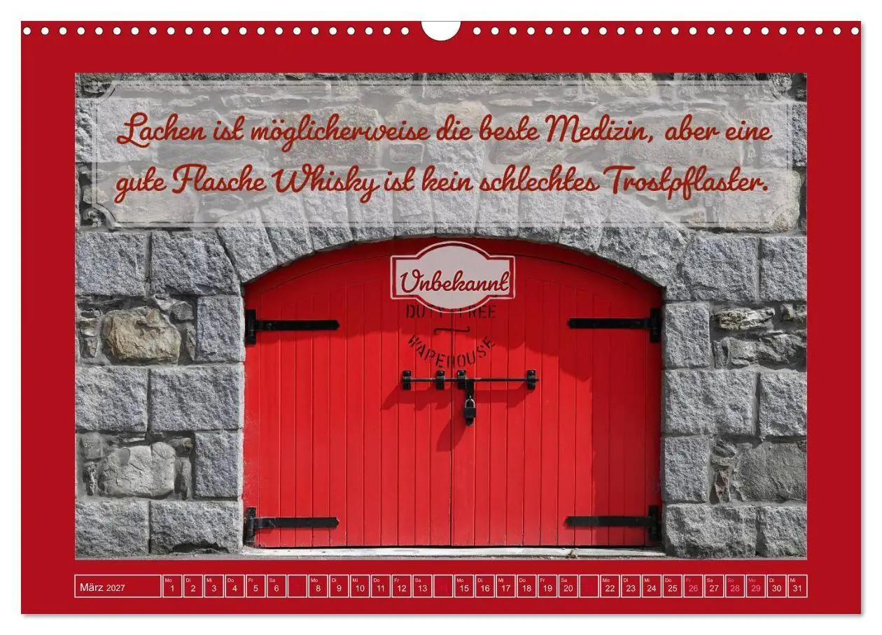 Bild: 9783569576933 | Whisky-Weisheiten (Wandkalender 2027 DIN A3 quer), CALVENDO...