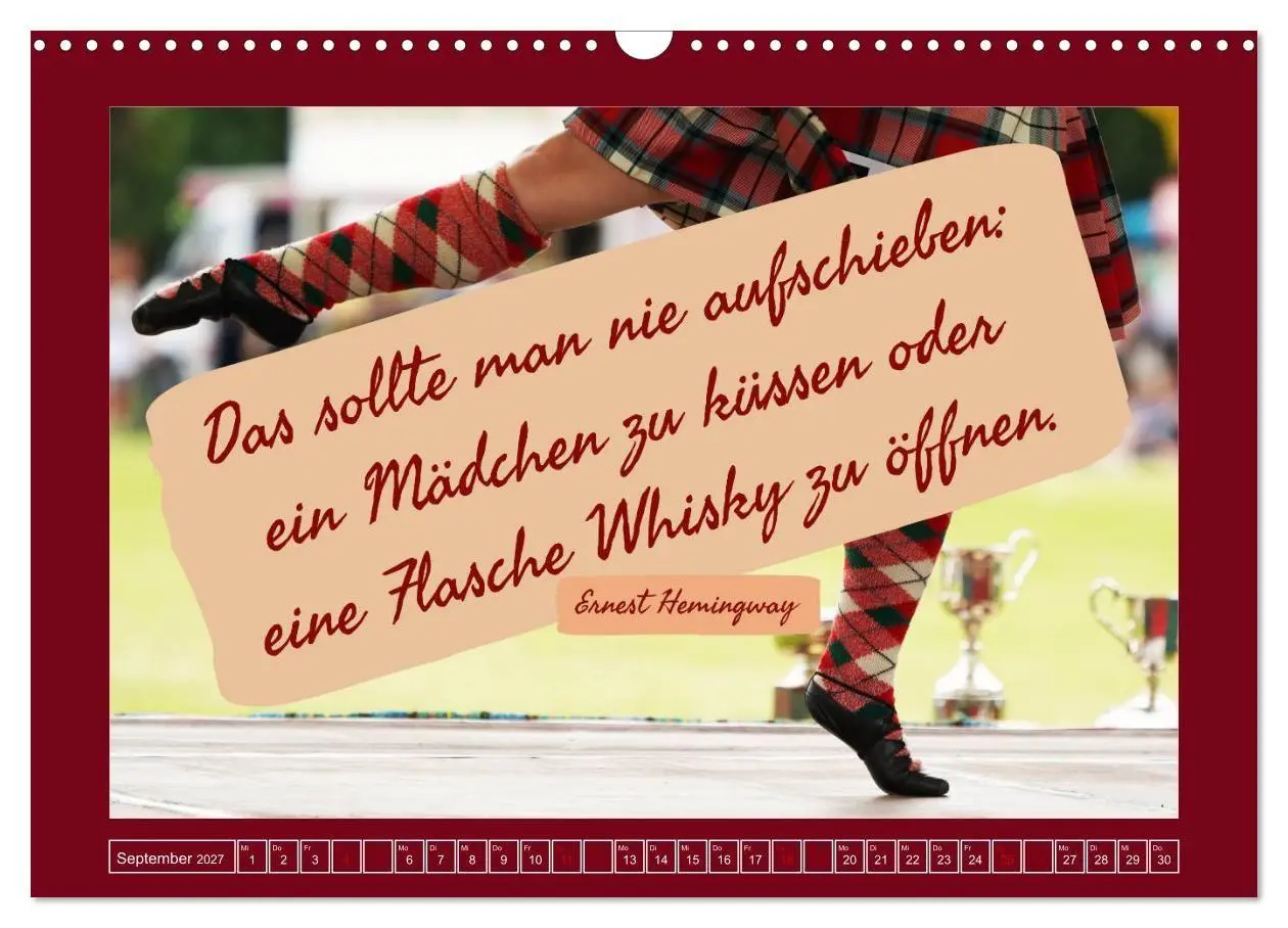 Bild: 9783569576933 | Whisky-Weisheiten (Wandkalender 2027 DIN A3 quer), CALVENDO...