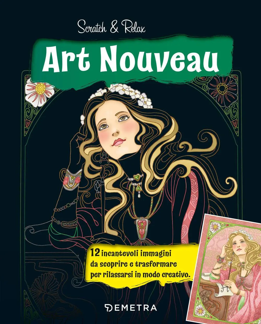 Cover: 9788809956933 | Art nouveau. Scratch &amp; relax | Mia Steingräber | Taschenbuch | Demetra
