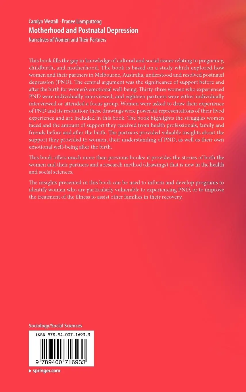 Rückseite: 9789400716933 | Motherhood and Postnatal Depression | Pranee Liamputtong (u. a.) | xvi