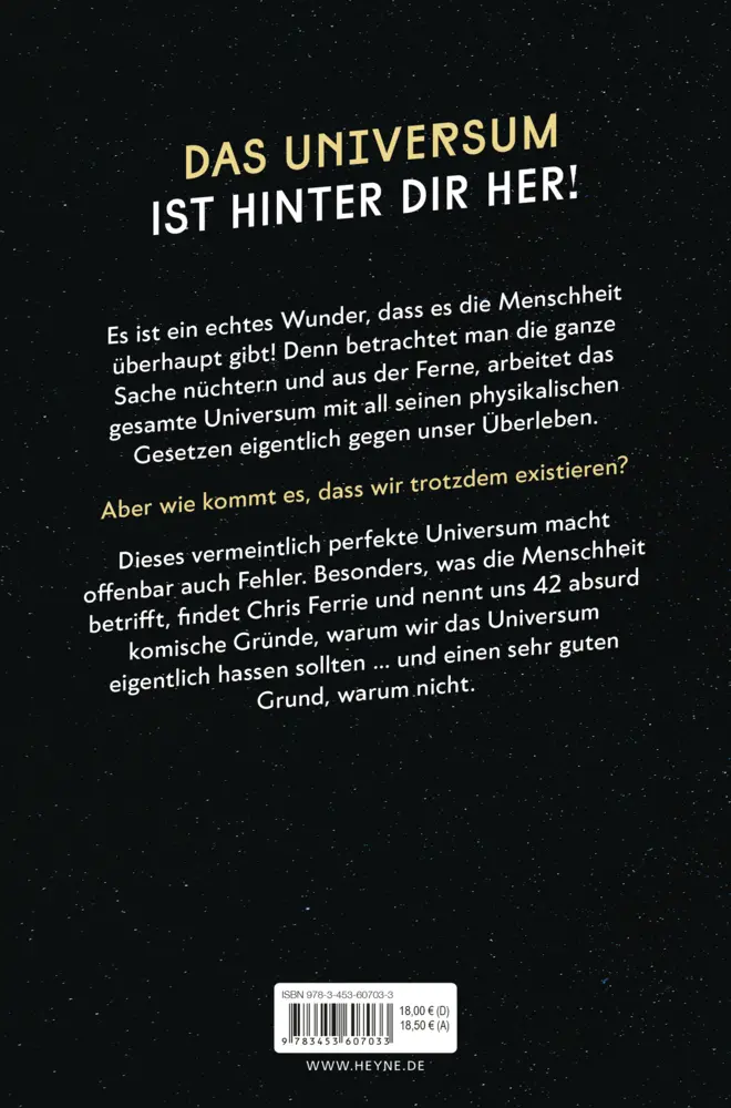 Bild: 9783453607033 | 42 Gründe, das Universum zu hassen | Chris Ferrie (u. a.) | Buch