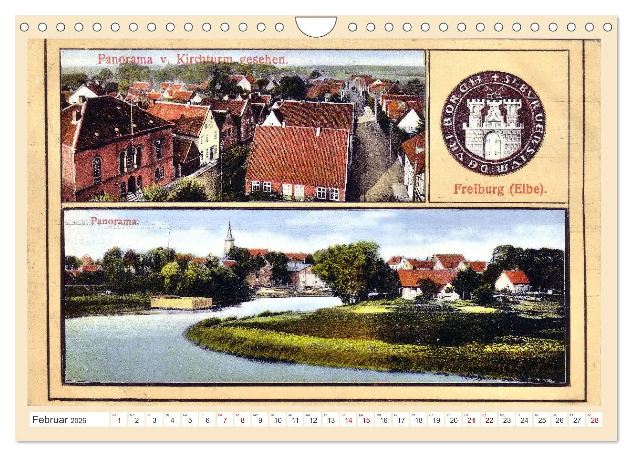 Bild: 9783457357033 | Gruß aus Freiburg an der Elbe (Wandkalender 2026 DIN A4 quer),...