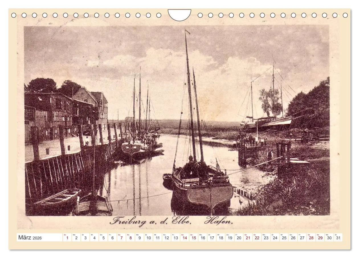 Bild: 9783457357033 | Gruß aus Freiburg an der Elbe (Wandkalender 2026 DIN A4 quer),...