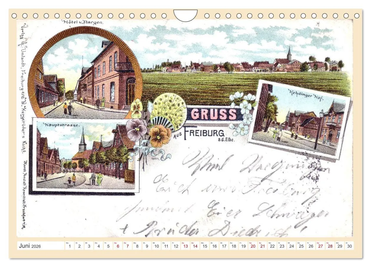 Bild: 9783457357033 | Gruß aus Freiburg an der Elbe (Wandkalender 2026 DIN A4 quer),...
