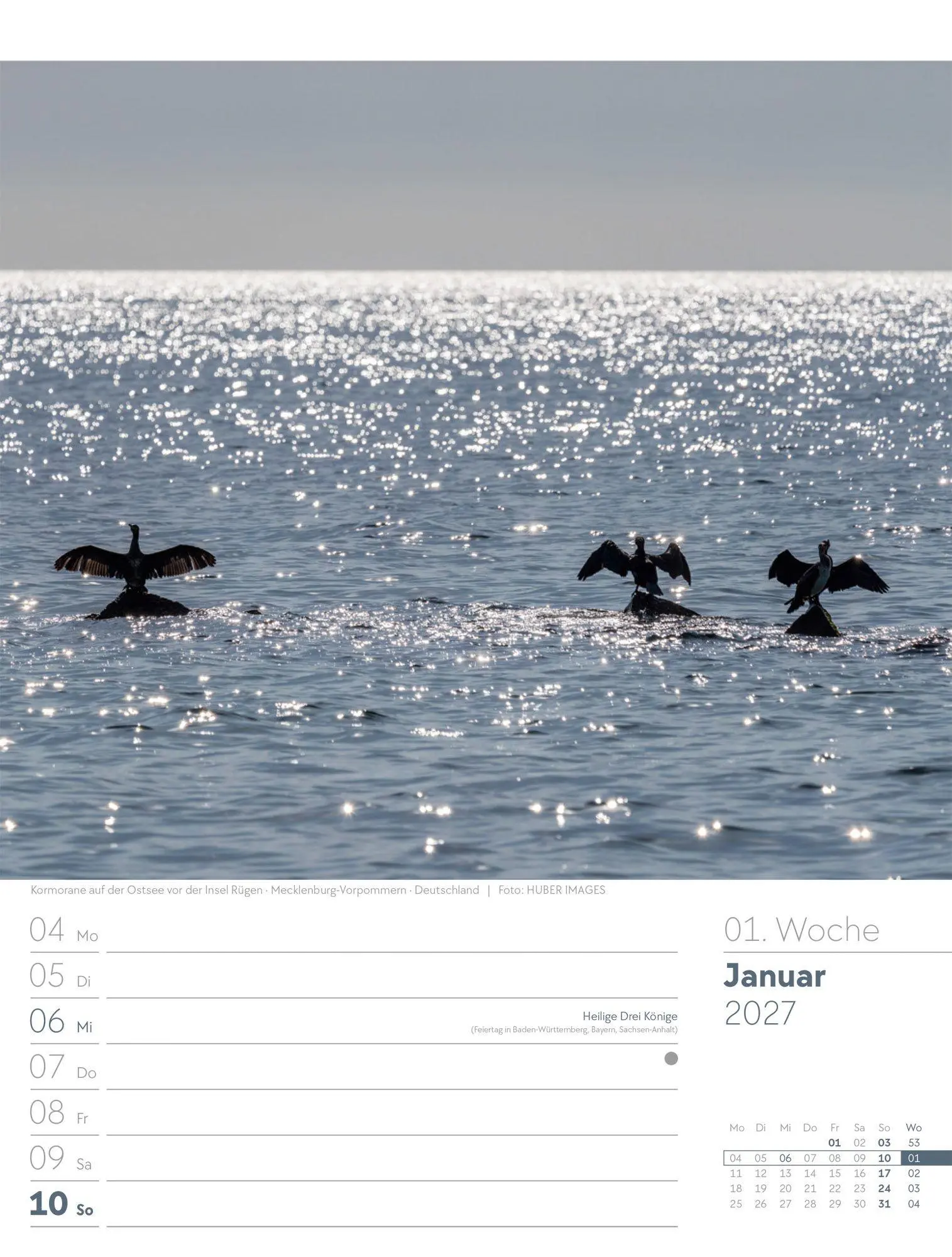Bild: 9783838437033 | Am Meer Wochenplaner Kalender 2027 | Ackermann Kunstverlag GmbH | 2027