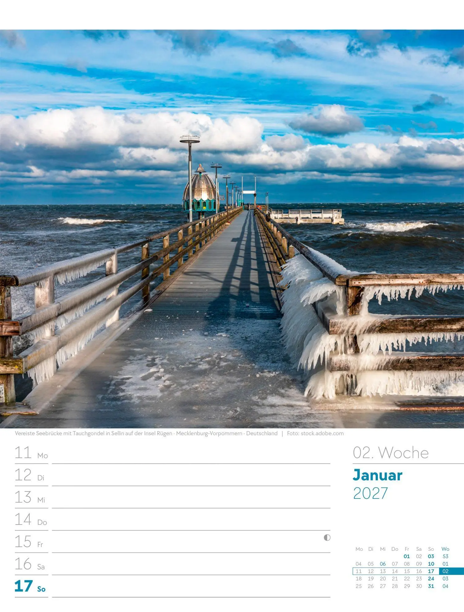 Bild: 9783838437033 | Am Meer Wochenplaner Kalender 2027 | Ackermann Kunstverlag GmbH | 2027