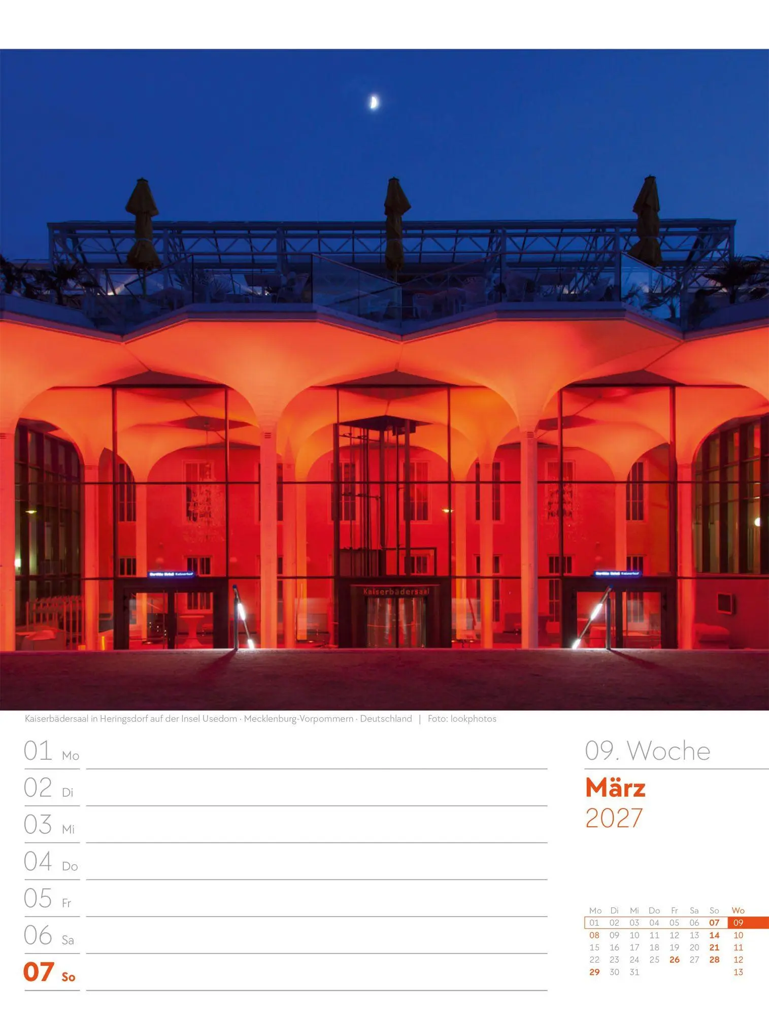 Bild: 9783838437033 | Am Meer Wochenplaner Kalender 2027 | Ackermann Kunstverlag GmbH | 2027