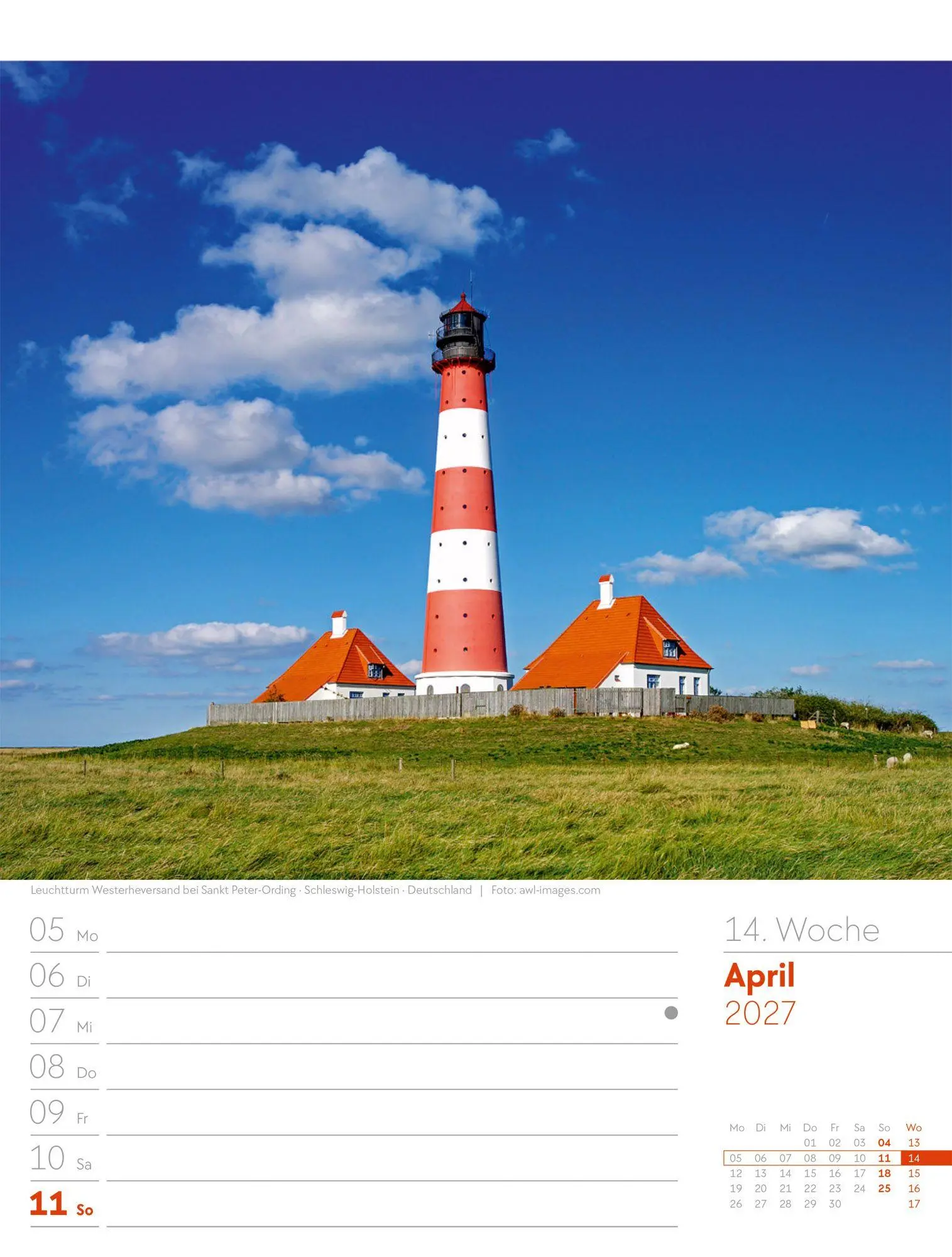 Bild: 9783838437033 | Am Meer Wochenplaner Kalender 2027 | Ackermann Kunstverlag GmbH | 2027