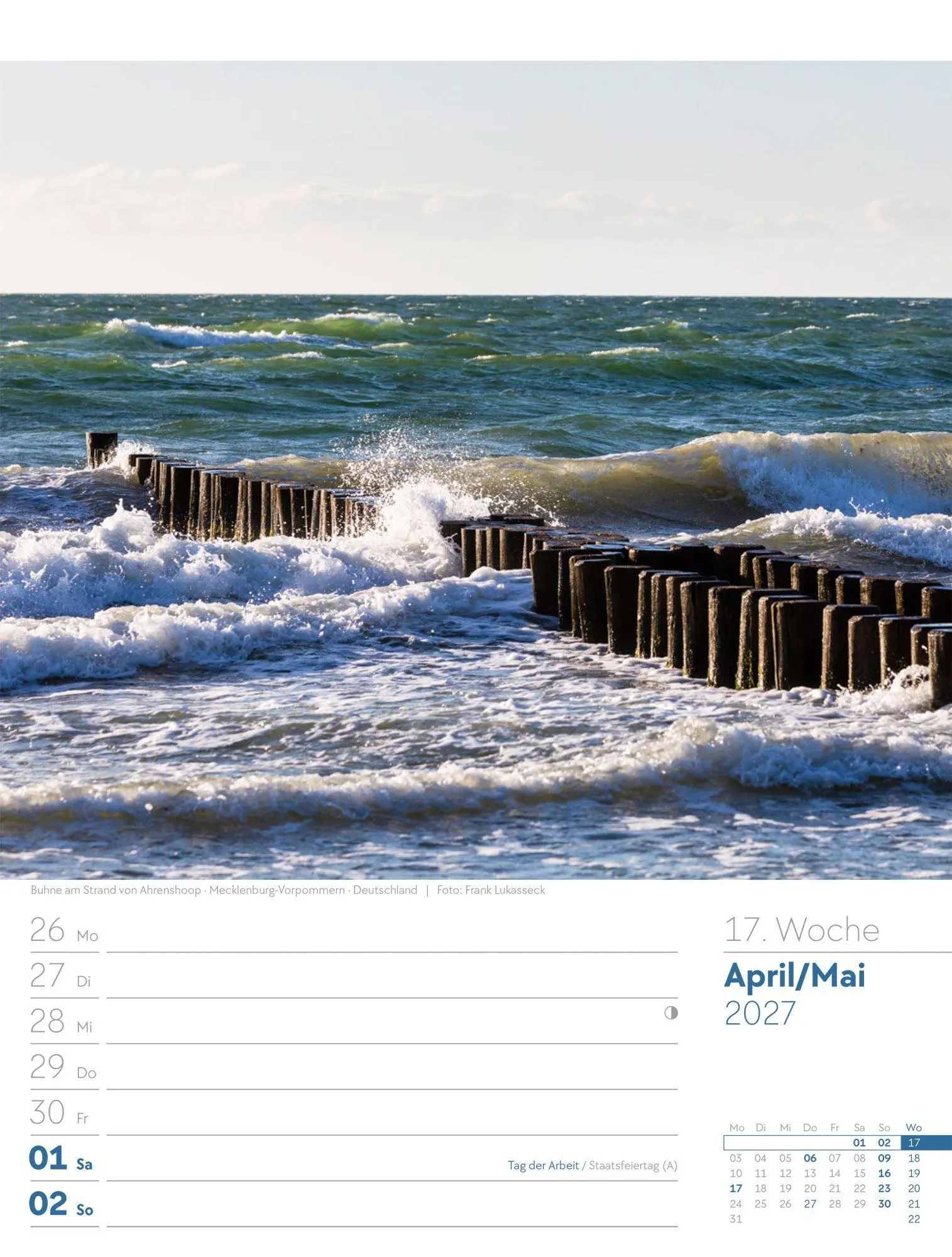 Bild: 9783838437033 | Am Meer Wochenplaner Kalender 2027 | Ackermann Kunstverlag GmbH | 2027
