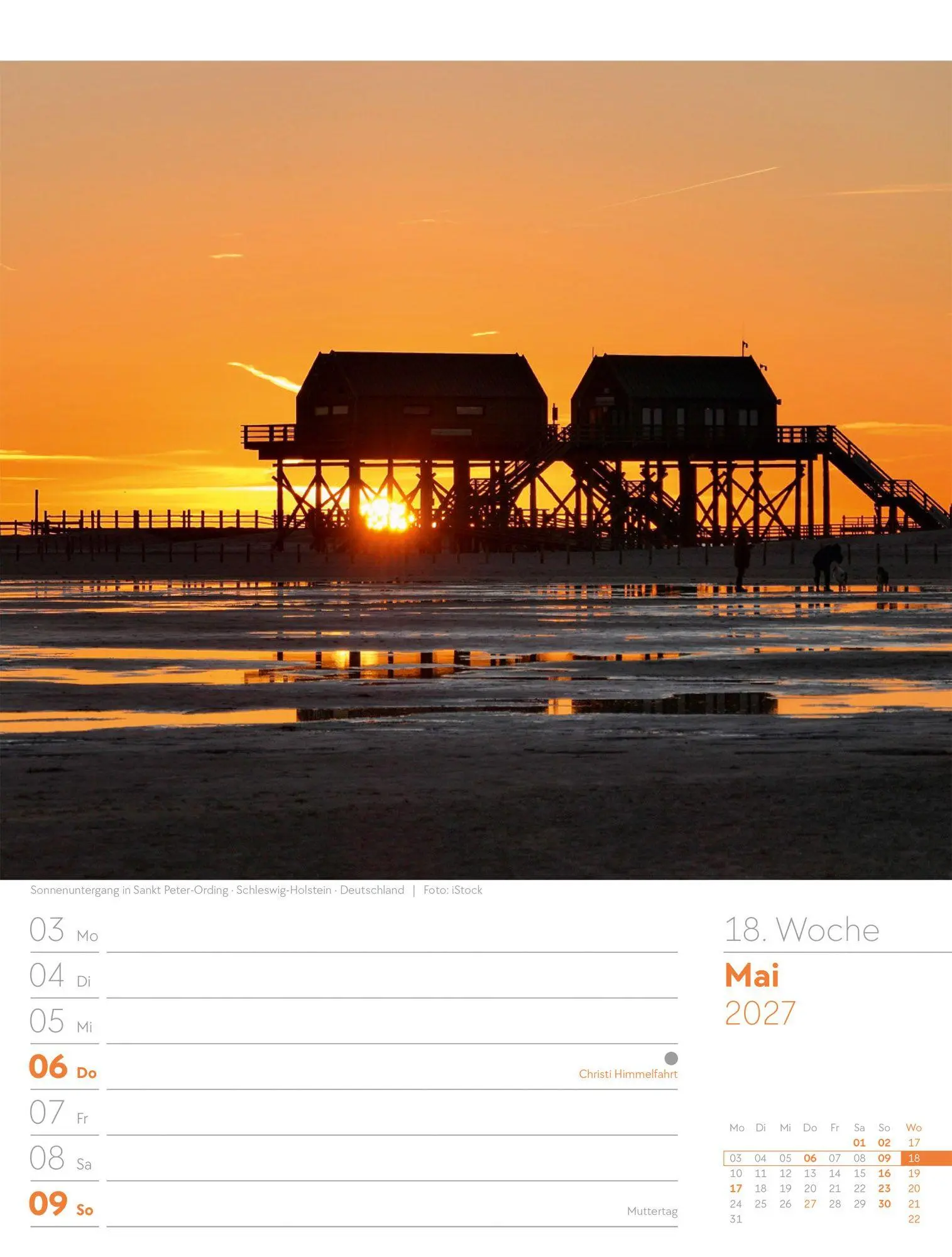 Bild: 9783838437033 | Am Meer Wochenplaner Kalender 2027 | Ackermann Kunstverlag GmbH | 2027