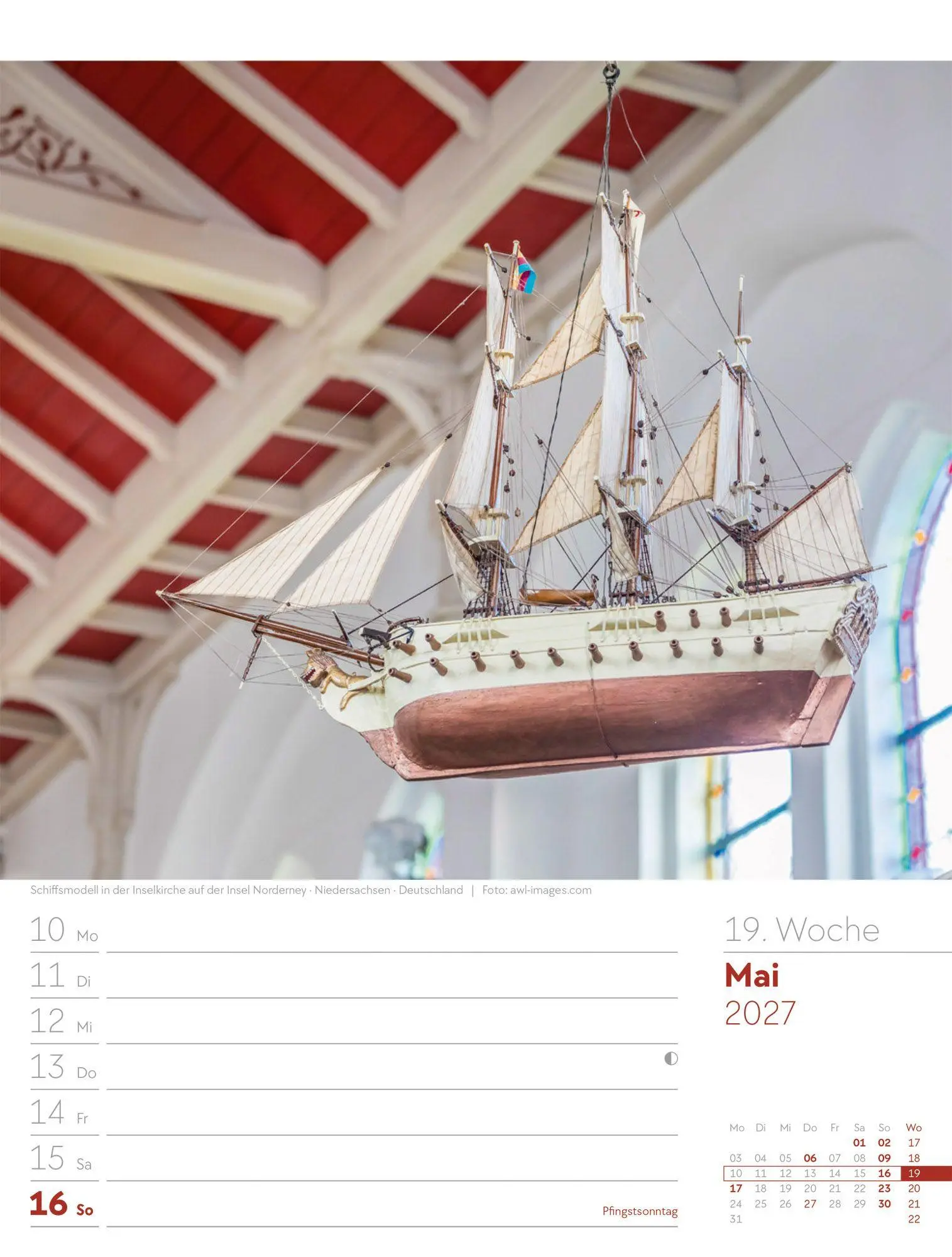 Bild: 9783838437033 | Am Meer Wochenplaner Kalender 2027 | Ackermann Kunstverlag GmbH | 2027