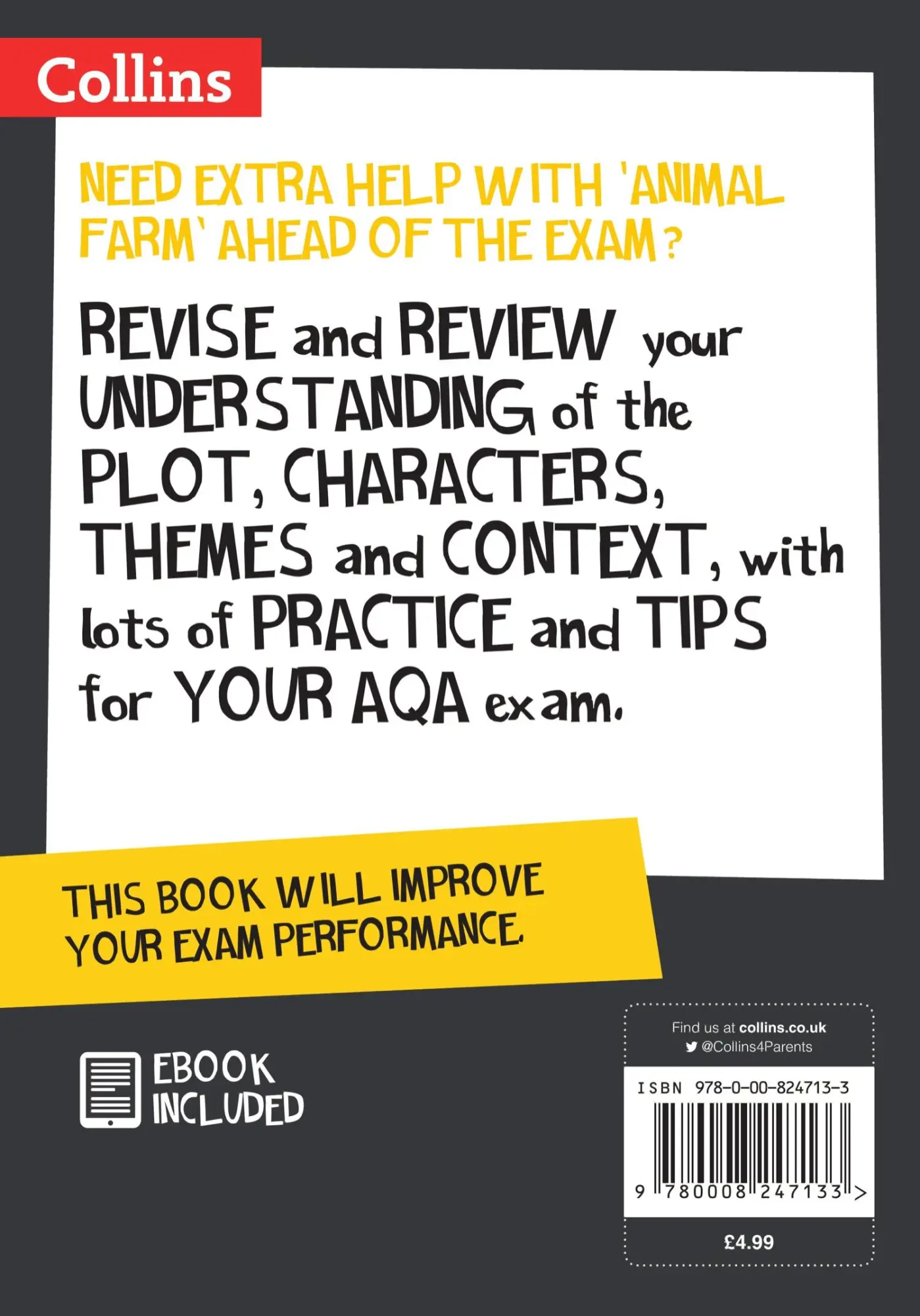 Rückseite: 9780008247133 | Collins Snap Revision Text Guides - Animal Farm: Aqa GCSE English...