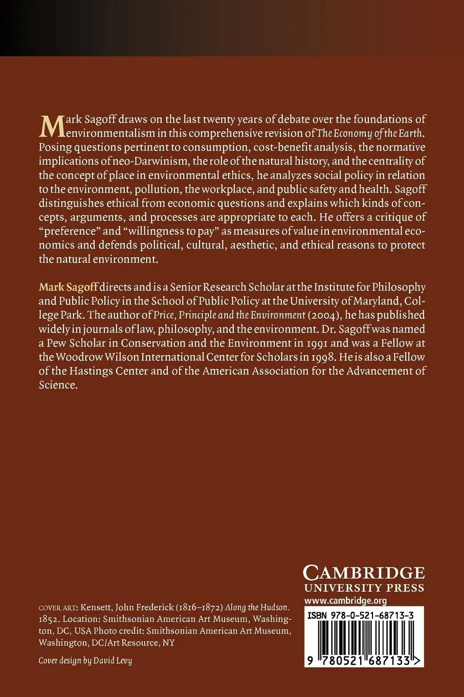 Rückseite: 9780521687133 | The Economy of the Earth | Philosophy, Law, and the Environment | Buch