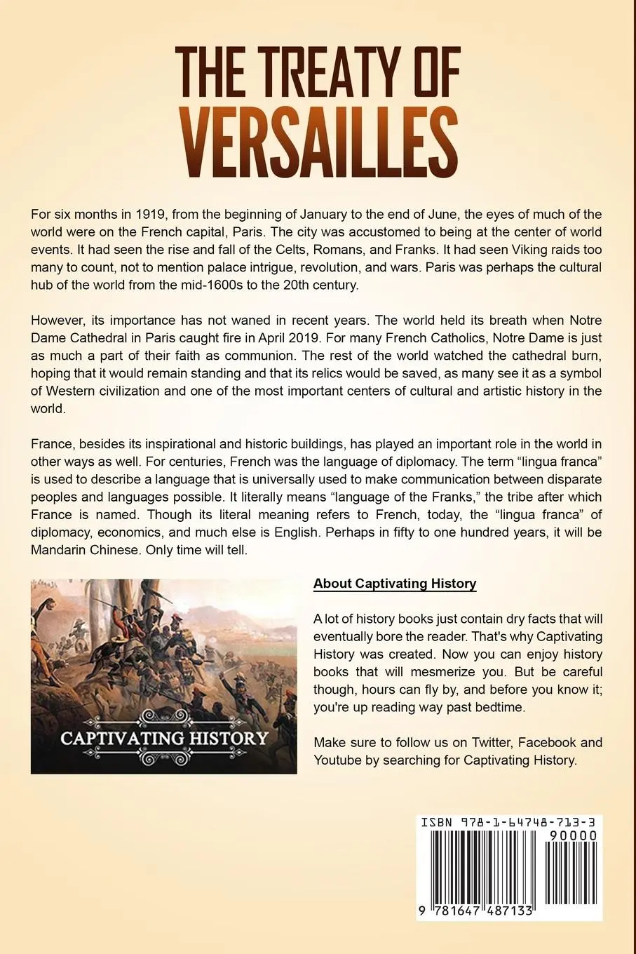 Rückseite: 9781647487133 | The Treaty of Versailles | Captivating History | Taschenbuch | 2020