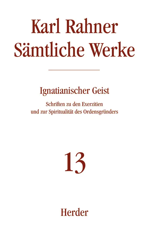 Cover: 9783451237133 | Karl Rahner Sämtliche Werke | Karl Rahner (u. a.) | Buch | 720 S.