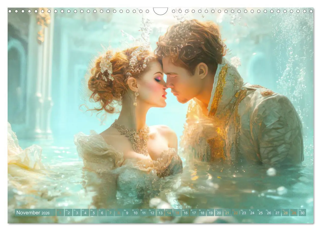 Bild: 9783457347133 | Opulente Unterwasserromanzen (Wandkalender 2026 DIN A3 quer),...